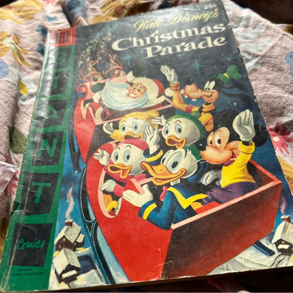 Vintage 1956 Walt Disney Christmas Parade Comic | Dell Comics #8